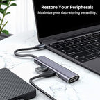 USB C to HDMI Adapter Dex Dock for Galaxy S25/S24/S23/S22/Note20/TabS9/S8/S7,Type-c hub with 3.5mm Audio Jack,4K HDMI,USB3.0,PD 60W,Adapter for iPhone 15/iPad Air 4/5,iPad mini 6,Nintendo Switch