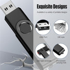EASTBULL 1GB USB Flash Drive Bulk Thumb Drives 10 Pack with Lanyards USB 2.0 Memory Sticks Zip Drive Pen Drive for Storage and Backup Black 10PCS 1GB