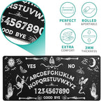 Mysterious Spirit Goth Gaming Mouse Pad 31.5x11.8 Inch Large Desk Mat Black Extended Pads Big Mousepad Non-Slip Rubber Base Keyboard Mat with Stitched Edges for Gaming Laptop Computer PC Desktop