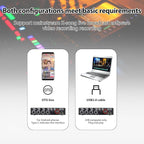 4 Channels Sound Card Computer Audio Interface, 4-in 4-out for Professional Recording of Live Streaming Karaoke, Driver Free USB Audio Interface