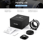 VILTROX PL-Z Lens Adapter, Lens Converter Ring Camera Lens Mount Adapter Ring Compatible with PL Lens to to Z Mount Nikon Mirrorless Camera Z5 Z50 Z6 Z6II Z7 Z7II Zfc