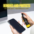 Screen Cleaner Spray (3.3oz - 100ml) - Streak-Free, Eco-Friendly Screen Cleaning Kit | Best for TV, Laptops, Computer Monitors, Phones, Tablets