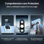 SMARTDEVIL [3+3 Pack Screen Protector For Google Pixel 8 Pro With Camera Lens Protector, FingerPrint Reader Compatible, Clear 9H Tempered Glass Film, Fast & Easy Installation, Alignment Frame