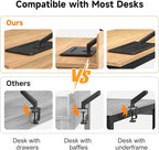 suptek Single Monitor Mount Gas Spring Arm Mount with Base,Free Standing Pneumatic Height Adjustable Monitor Desk Stand for 17 to 32 inch,Holds up to 22 lbs,Black(ML8C)