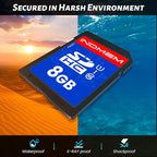 INDMEM SD Card 8GB, 10-Pack UHS-I Class 10 MLC Flash Memory Card, High-Speed Secure Digital Cards for Cameras, DSLR, Action Cams - Reliable Storage