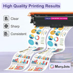 210A Toner Cartridges 4 Pack with Chip Compatible for HP 210A/210X W2100A/W2100X High Yield Replacement for Color Laserjet Pro MFP 4301fdw/4301fdn/4201dw/4201dn Series Printer (4-Pack, BCMY)