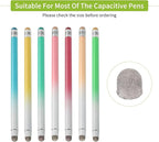 MECCANIXITY 10Pcs Replacement Fiber Mesh Tips for Stylus Pens 9mm Suitable for Capacitive Touch Screen,High Sensitivity,Soft,No Scratch Screen Pen Tip