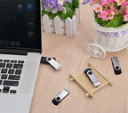 USB Flash Drive 32GB 50 Pack, Bulk USB 2.0 Flash Drives Thumb Drive Swivel Memory Stick Jump Drive Pen Drive,32 gig 50 Pieces
