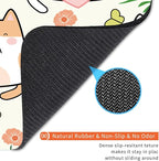 Square Mouse Pad Cute Cat, Personalized Premium-Textured Custom Mouse Mat Design, Washable Mousepad Cloth, Non-Slip Rubber Base Computer Mouse Pads for Wireless Mouse