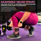 Ankle Straps for Cable Machines Women - Adjustable Gym Ankle Strap for Cable Machine, Neoprene Padded Cable Straps, Durable Leg Strap with Cable Cuff, Glute Kickback Ankle Strap with D Rings