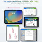 Charging, HATOKU Pencil for iPad with Tilt & Palm Rejection, Magnetic Stylus Pen for ipad Air M3/3/4/5, iPad mini 5/6, ipad 6/7/8/9/10/11 Gen, ipad Pro 11/12.9 (Pink)
