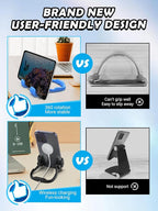 Back to School Supplies for Boys Girls Kids Cell Phone Stand - 2 Pack Thumbs Up Lazy Phone Holder for iPhone iPad mini Cellphone Stand for Desk Birthday Gifts for Teens Adults Women Men Wife Fun Gifts
