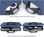 14-15 Inch Laptop Sleeve Case Men Women Bag for MacBook Pro 14 M4/M3/M2, Macbook Air 15 M4/M3, HP Pavilion/Chromebook 14, Dell Inspiron 13 5000, Lenovo Acer ASUS Chromebook 14, Surface 15 Case, Blue
