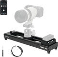 Accsoon Motorized Camera Slider, Adjustable 16''/40 cm Bluetooth Video Slider with Button/APP Control, Time-Lapse/Loop Mode, Speed Knob, 120° Panoramic Shooting, Compatible with DSLR, GoPro, Phone