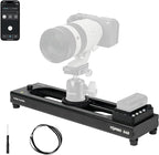 Accsoon Motorized Camera Slider, Adjustable 16''/40 cm Bluetooth Video Slider with Button/APP Control, Time-Lapse/Loop Mode, Speed Knob, 120° Panoramic Shooting, Compatible with DSLR, GoPro, Phone