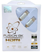White HDR HDMI 2.1 Certified Cable Supports 10K 8K @60Hz and 4K @120Hz Compatible with Dolby Vision and All TVs, BluRay, Xbox Series X, PS5 (6 Feet)