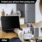 2-Pack Privacy Screen Compatible with MacBook Pro 13 Inch Screen Protector (2016, 2017, 2018, 2019, 2020, 2021, 2022, M1, M2), Laptop Privacy Screen Matte Anti Blue Light Glare Filter