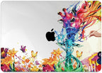 Batianda Case Cover for MacBook Air 13 Inch 2020 2019 2018 M1 A2337 A2179 A1932 Version, Unique Pattern Hard Shell Cover for New MacBook Air 13" with Retina Display & Touch ID (Colorful Deer)