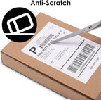 4x6 Thermal Shipping Label, Shipping Address Labels (2 Rolls of 500 4x6 Roll Labels) - Compatible with Nelko, JADENS, beeprt, ASprink, Rollo, Zebra, Omezizy and Other Thermal Printers