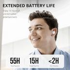 TOZO T10 Wireless Earbuds Bluetooth 5.3 Headphones, App Customize EQ, Ergonomic Design, 55H Playtime, Wireless Charging Case, IPX8 Waterproof Sound in-Ear Headset, 2025 New Version