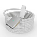 140W USB-C to Magnetic 3 Cable, Safe Charging Cable Compatible with MacBook Pro 2021 M1 Pro & Max 14" 16", MacBook Air 2022 M2, 2023 M2 Pro & Max 14" 16" - 6.6ft White