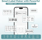 NIIMBOT B1 Label Maker Machine with Tape, Thermal Label Printer Easy to Use for Office, Home, Business, 2 Inch Label Maker with 2'' x1.18'' Labels-230pcs/Roll