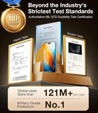 UltraGlass Unbreak Top 9H+ Glass for iPhone 14 Pro Max Screen Protector [12FT Military Grade Shatterproof & Longest Durable] Screen Protector 14 Pro Max Tempered Glass, Anti-fingerprint, 2 Packs