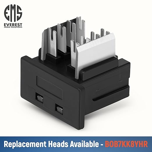 Everest easyJACK - 90° Angled Speed Termination Keystone Tool Set - with 20-Pack of RJ45 Cat6 Keystone Jacks in White (Slim Profile Design) - Time Saver Network Punch Down Tool Cat6