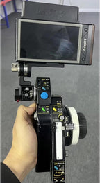 Block 3/8" Thread Bracket Lock Mounting Adapter for ARRI Sony RED Camera Lens Motor Teradek Wireless Black
