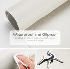 YSAGi Desk Mat, Mouse Pad,Waterproof Desk Pad,Large Mouse pad for Desk, Leather Desk Pad Large for Keyboard and Mouse,Dual-Sided Mouse Mat for Office and Home (35.4" x 17", Grey)
