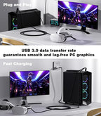 16FT VR Charging Link Cable | USB 3.0 High-Speed Data & Charge for Meta Quest 3S/3/2/Pro, Pico 4 and PC/SteamVR USB-C Charger Cord for VR Headset - Black