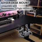 Quick Release Desk Mount: Compatible with WINWING URSA MINOR Space/Airline Joystick, Thrustmaster SimTask FarmStick/T.Flight HOTAS ONE, Compatible with Logitech G Extreme 3D Pro Joystick, Turtle Beach VelocityOne Flightstick