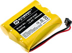 Synergy Digital Cordless Phone Battery, Compatible with Radio Shack 23-895 Cordless Phone Combo-Pack Includes: 2 x SDCP-C307 Batteries