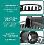 Double to Single Adaptor Plate for Cable Pulley Machines Durable Solid Stainless Steel with 3 Carabiners Suitable for Dual Cable Machines LAT Pulldown, Shoulder & Biceps Exercises