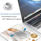 Aesthetic Mountains Boho Mouse Pads for Desk, Portable Wireless Computer Mouse pad Small Design with Women, Non-Slip Rubber Base Laptop Mousepad 9.5" x 7.9" Smooth Surface for Office & Travel