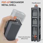 ZOE Electric Screwdriver, Mini Precision Screwdriver Set Cordless Screw driver Kit Small Power Magnetic Storage Bits, Settings Repair Tool Kit for Electronics Laptop Phone Camera Glasses Watch