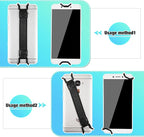 Weewooday 6 Pieces Mobile Phone Security Hand Strap Holder Security Hand Grip Phone Accessory for 5.2-7.5 Inch Smartphones