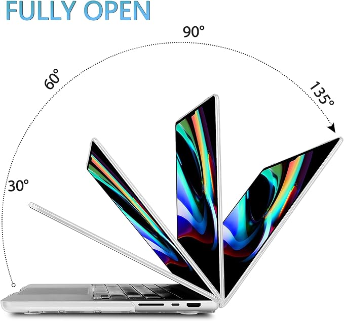 Mektron Case for MacBook Pro 16" M4 A3403 A3186 M3 A2991 M2 A2780 M1 A2485 (2021/2023/2024) Pro/Max with Touch ID, Hard Shell Plastic Laptop Cover Keyboard Cover Screen Protector, Red Bows-Cherry
