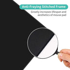 Dynippy Thin Extended Gaming Mouse Pad （31.5 * 11.8 * 0.08 inch） with Stitched Edges Large Mousepad Long XXL Keyboard and Mouse pad Desk Mat for Gaming Office & Home - Landscape Painting