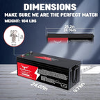 12V 600Ah Lithium LiFePO4 Battery with 250A BMS Grade A Cells Deep Cycle Rechargeable Battery,10000+ Cycles,Perfect for Golf Cart,Off Grid Applications (12.8V 600Ah)
