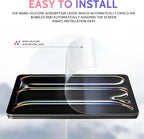 2 Pack Like Paper Screen Protector for iPad Air 11 Inch 2024/2025 (M2/M3, 6th/7th Gen), Matte Anti Glare PET Film/Blue Light Filter Eye Protection Cover/Drawing & Writing Feel Like on Paper