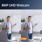 INS-1 USB Document Camera — 8MP Ultra HD, Auto Focus, LED Light, Built-in Microphone, Mac OS, Windows, Chromebook Compatible for Distance Learning, Remote Teaching, Web Conferencing, Live Demo