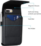 BECPLT Phone Holster for Galaxy S25 Ultra S24/S23/S22/S21/S20 Ultra Leather Belt Case 360 Rotating Pouch Holster Belt Clip Case Holder Black