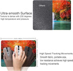 Mouse Pad, Natural Landscape Mouse Mad, Square Waterproof Mouse Pad Non-Slip Rubber Base MousePads for Office Laptop, 9.5"x7.9"x0.12" Inch(Waterfall in Autumn Forest)