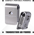EdenPURE Thunderstorm III Air Purifier – Small Plug-In Ozone Generator & Ionizer – Eliminates Odors, Pet Smells, Smoke, Mold – Filter-Free Portable Cleaner for Home, Travel, Car, Office Use
