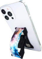LOVEHANDLE PRO Premium Phone Grip - Silicone Phone Strap - Magnetic Phone Mount and Kickstand for Smartphone and Tablet - Requiem Silicone