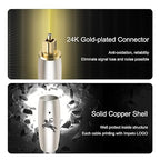 Digital Fiber Optic Audio Cable for Sound Bar Toslink Cord Male to Male 24K Gold Plated Connector Optical Audio Cable 6ft 10ft S/PDIF Glass Core, 9.84feet/3M IMP-2201