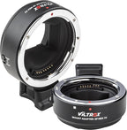 VILTROX EF-NEX IV Lens Adapter - Auto-Focus EF to E Mount Ring Compatible with Canon EF/EF-S Lens for Sony E Mount Camera: NEX A9II, A7III, A9, A7RIII, A7RII, A7R, A7M3
