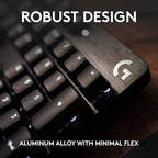 Logitech G413 TKL SE Mechanical Gaming Keyboard - Compact Backlit Keyboard with Tactile Mechanical Switches, Anti-Ghosting, Compatible with Windows, macOS - Black Aluminum