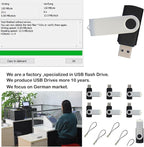 lcwamy 128MB Flash Drives 100 Pack USB Drives Bulk USB Flash Drive 100 Pack Flash Drive Bulk USB Thumb Drive CupShadow (Black, No Logo 128M 100PCS)